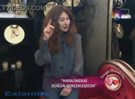 عروسة تركية تكشف عن جمالها في برنامج تلفزيوني